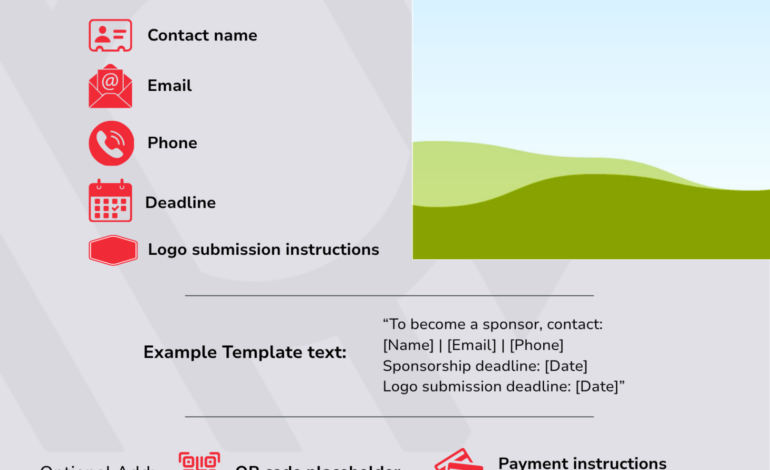Your Sponsorship Packet—Done for You: How to Use the New Canva Template