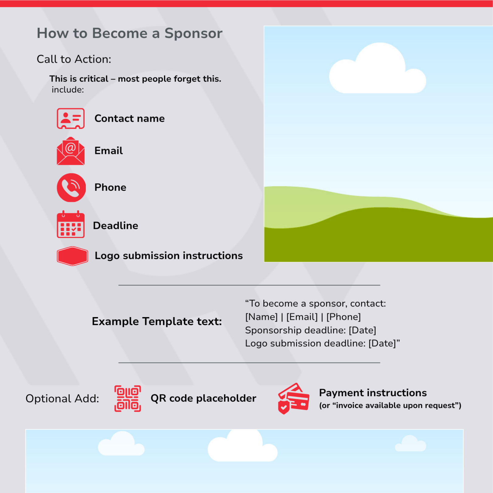 Your Sponsorship Packet—Done for You: How to Use the New Canva Template