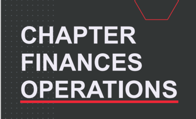 New Toolkit: Chapter Finances & Operations