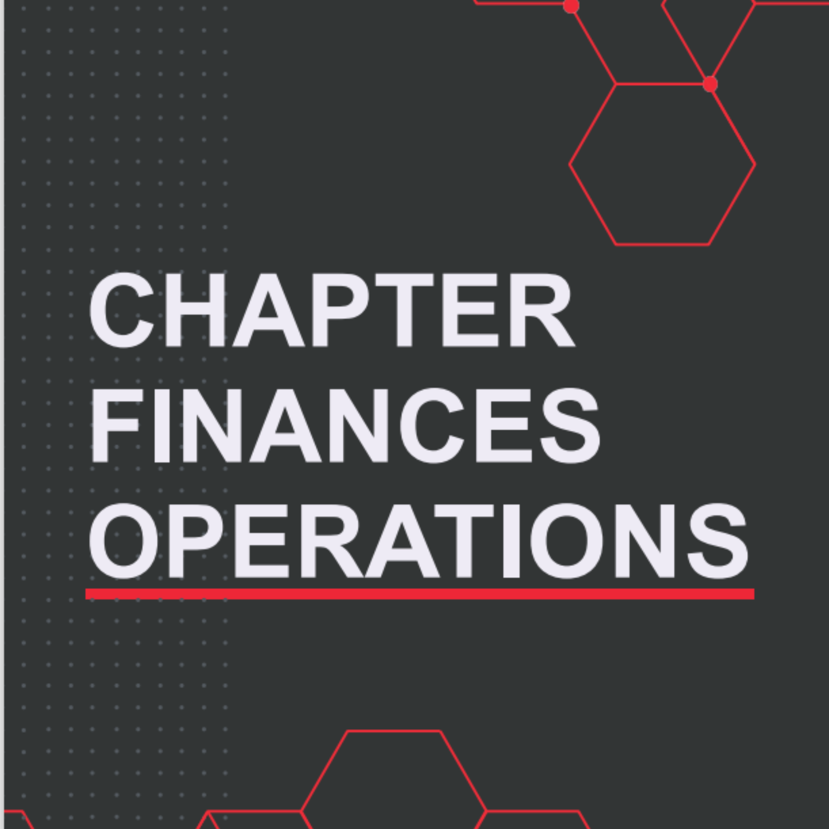 New Toolkit: Chapter Finances & Operations